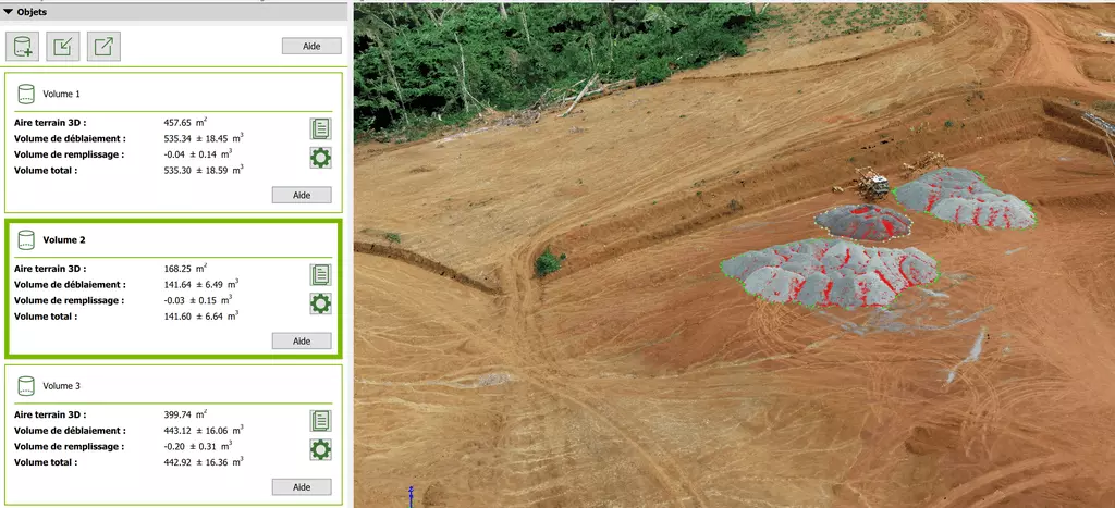 DRONE DELATTRE EXPERTISE - Topographie par drone - Orthophotographie cubature d'une carrière d'excavation