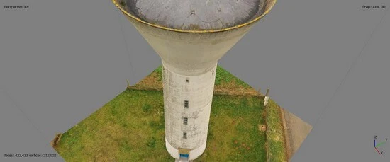 DRONE DELATTRE EXPERTISE - Modélisation 3D du château d'eau de Vers-sur-Selle 80791