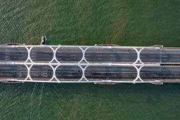 DRONE DELATTRE EXPERTISE - Photo d'un pont par prise de vue aérienne de drone