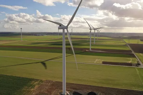 DRONE DELATTRE EXPERTISE - Photo d'un parc éoliens