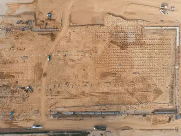 DRONE DELATTRE EXPERTISE - Photo d'un chantier en cours de construction par prise de vue aérienne par drone