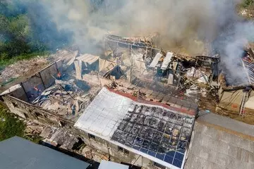 DRONE DELATTRE EXPERTISE - Prise de vue aérienne en drone suite à un sinistre (incendie)